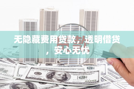 攸县无隐藏费用贷款，透明借贷，安心无忧