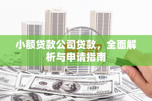 攸县小额贷款公司贷款，全面解析与申请指南