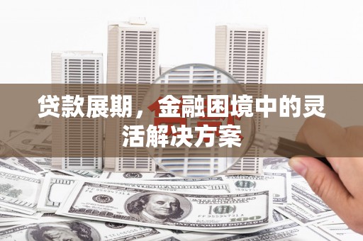 攸县贷款展期，金融困境中的灵活解决方案