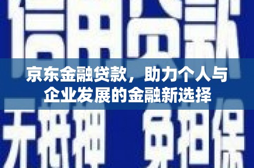 攸县京东金融贷款，助力个人与企业发展的金融新选择
