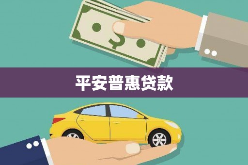 攸县平安普惠贷款