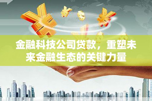 攸县金融科技公司贷款，重塑未来金融生态的关键力量