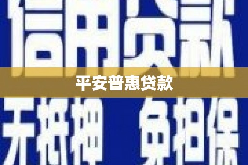 攸县平安普惠贷款