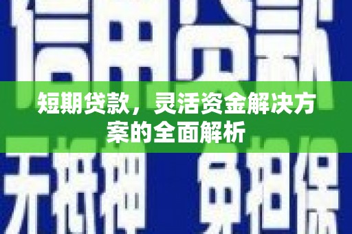 攸县短期贷款，灵活资金解决方案的全面解析