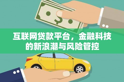 攸县互联网贷款平台，金融科技的新浪潮与风险管控