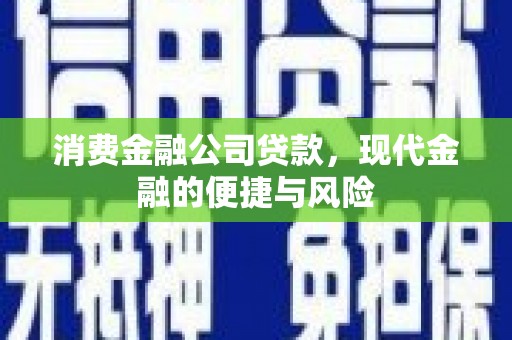 攸县消费金融公司贷款，现代金融的便捷与风险